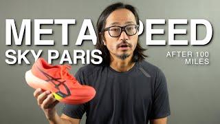 ASICS Metaspeed Sky Paris After 100 Miles