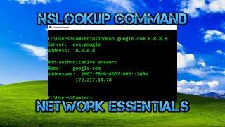 Taking a look at the NSLOOKUP command |  Basics and optional switches | Windows 7, 8, 10, 11 | DNS