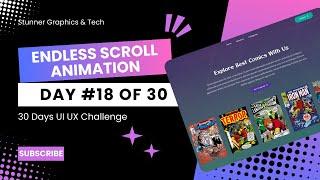 Endless Auto Scroll Animation | UI UX Design Figma | Top Animations Day 18