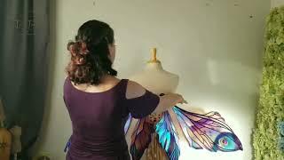 Fully Posable Iridescent Fairy Wings by Fancy Fairy