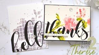 Creative Card Ideas With Stencils 2 Ways!