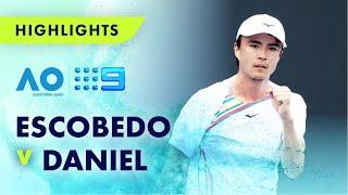 Match Highlights: Ernesto Escobedo v Taro Daniel - Australian Open 2023 | Wide World of Sports