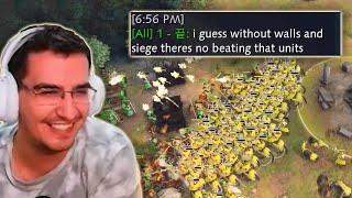 Beasty Goes For Mass Rus Horse Archer vs Japanese in AOE4