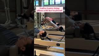 NADINE LUSTRE DOING PILATES SESSION WITH BOYFRIEND CHRIS #pilates