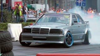 Mercedes W201 190E V8 swap 5.5 AMG Drift PURE SOUND | Kajetan Rutyna | GDMP Kłodzko 2016