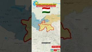 Tajikistan Muslim Country full Location Maps#short #short #tajikistan  #muslim #maps #islam #viral