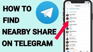 How to Find Nearby Contact on Telegram