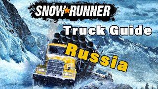 SnowRunner Truck Guide - Drowned Lands, Russia