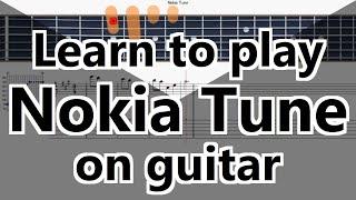 Learn to play Nokia Tune on guitar with the Speed Curve Trainer