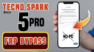 Without PC All Tecno SPARK 5 Pro (KD7) FRP BYPASS | Tecno Spark 5 Pro KD7 Frp Bypass Android 2024.