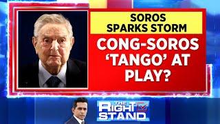 George Soros To Take On PM Modi, Smriti Irani Responds | The Right Stand | Congress Party | News18