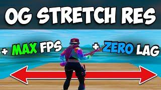 How To Get THE BEST STRETCHED RESOLUTION in Fortnite OG!