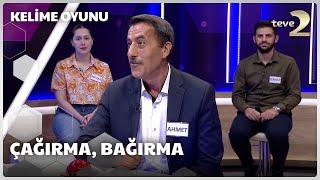 Çağırma, bağırma | Kelime Oyunu