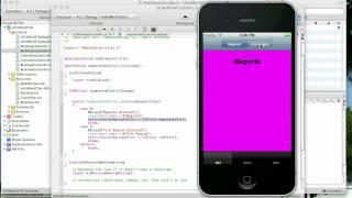 iPhone Development Tutorial Change the view with segmented control