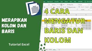 Cara Mengatur Lebar Baris Pada Excel, Mengatur Lebar Kolom Dan Mengatur Tinggi Baris Excel