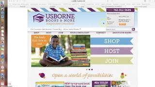 Usborne creating a Party link