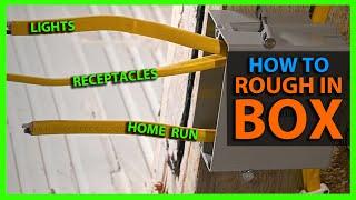 How To Rough In a Switch Box Feeding Lights & Outlets