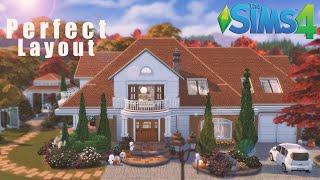 Large Family House  Perfect Layout (no CC) THE SIMS 4 | Stop Motion