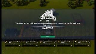 Farm Manager 2021 Harvest Scenario