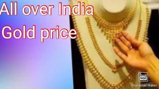 All over India gold, silver and platinum price