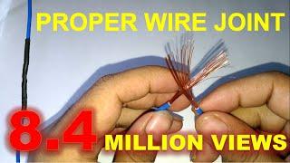 Proper Joint of Electric Wire