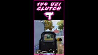 1v4 UZI Clutch in ACE lobby || Pubg mobile #shorts