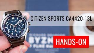 HANDS-ON: Citizen Sports Eco-Drive CA4420-13L