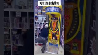9xoutta that 10 he swung so hard he buckled his knees  #comedy #explore #viralvideo