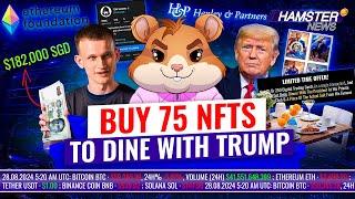 Зарплата Виталика Бутерина, новые NFT Трампа, призыв TON к освобождению Дурова ️ Hamster News