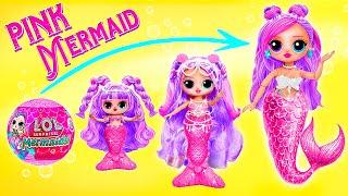 Mermaid Girl Growing Up! Mermaid Family DIY and LOL Surprise Crafts