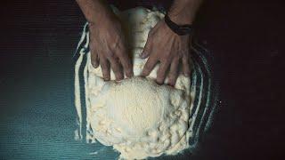 How To Stretch Roman Pizza Dough in 120 Frames Per Second | MZK Roots