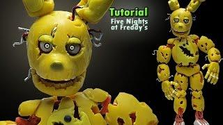 SPRINGTRAP  FNaF 3  Polymer clay Sculpture