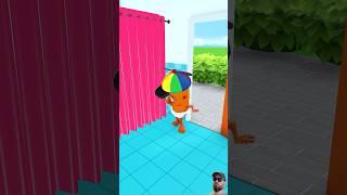 DEDEK TUNG TUNG THOUGHT THERE WAS NOBODY IN THE BATHROOM | Skolastika Adriana #shorts