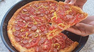 Hələ belə pizza xəmiri hazırlamamışdımPizzanı özünüz hazırlayın 