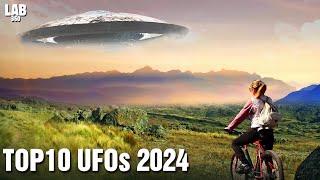 Top 10 Clearest UFO Sightings of 2024 caught on camera! Shocking Footage