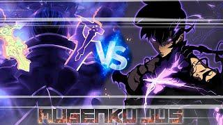 Kirito (3 forms) vs Sung Jin Woo [Sword Art Online vs Solo Leveling] in MUGEN JUS