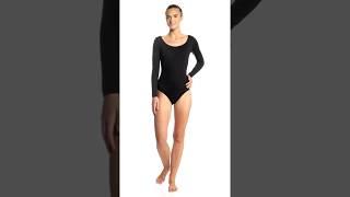 Bloch Lepsi Performance Long Sleeve Yoga & Dance Leotard | SwimOutlet.com