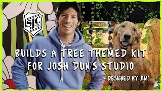 Custom tree theme drum kit for Josh Dun's studio!