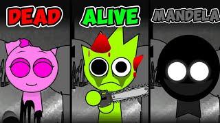 Incredibox Sprunki DEAD Versions Vs ALIVE Versions Vs MANDELA CATALOGUE - Sprunkilairity