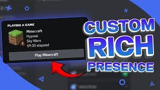 How to setup a custom rich presence on Discord in 2024