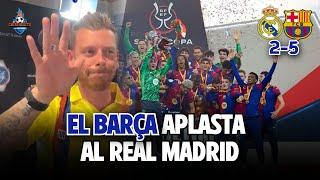  El BARÇA APLASTA al REAL MADRID y se lleva la SUPERCOPA de ESPAÑA | Chiringuito Inside (2-5)