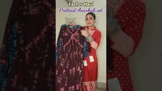 Myntra kurta set haul | Anarkali suit | festive wear | Fashor kurta set