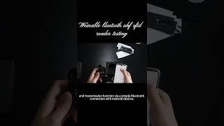 wearable bluetooth rfid reader testing