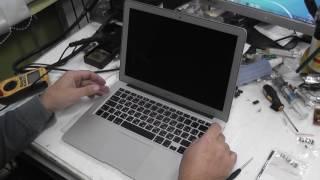 Ремонт Macbook Air 13 после удара тормозит, сброс SMC  (середина 2012 A1466)