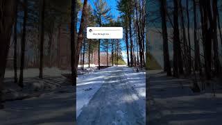 Run through: ice