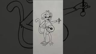 Cartoon drawing ️ / Easy cartoon drawing ️ / #cartoon #sketch #pencildrawing #animation #shorts