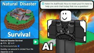 I finally encountered one of Natural Disaster Survivals AI bots... (ROBLOX)