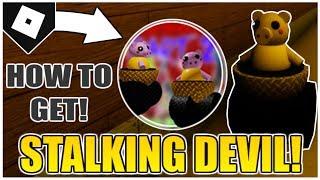 How to get the "THE STALKING DEVIL" BADGE in PIGGY RP: INFECTION! [ROBLOX]