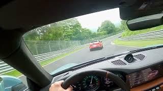 Porsche 911 ST easy lap on Nürburgring.