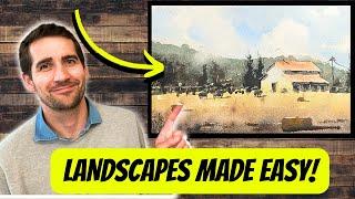 Watercolor Landscapes Made EASY